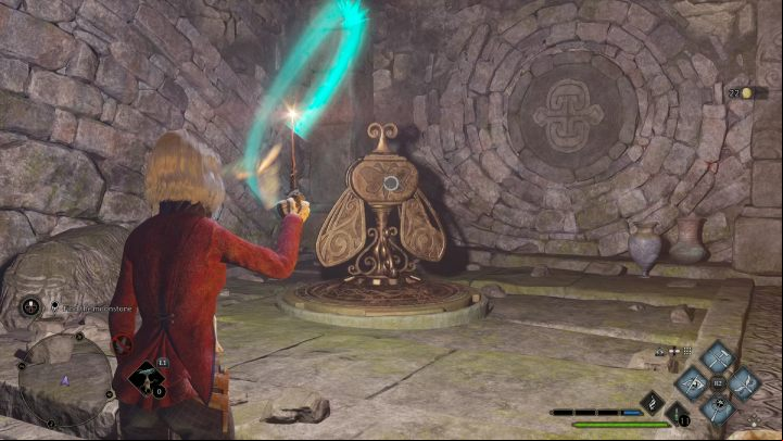 Pick up a moth with Lumos and deliver it to the first gate mechanism - Hogwarts Legacy: The Centaur and the Stone - Relationship quests - Poppy - Hogwarts Legacy Guide