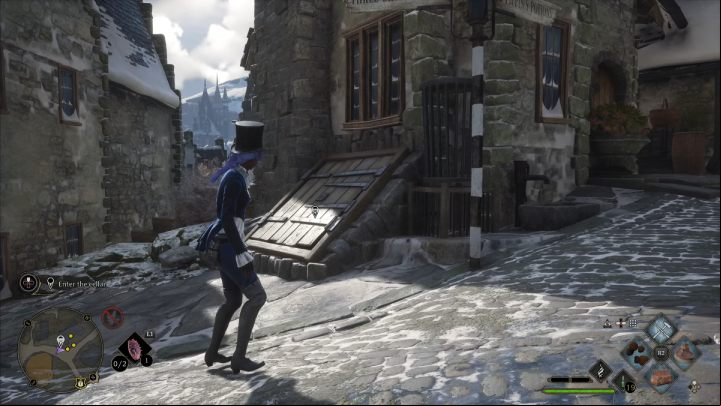 Follow the marker on the screen to the houses in the western part of the village - Hogwarts Legacy: Venomous Revenge - Hogsmeade - Hogwarts Legacy Guide