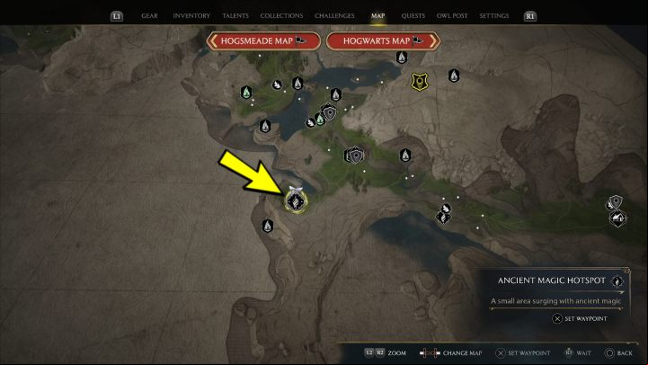 Region: Manor Cape - Hogwarts Legacy: Ancient Magic Hotspots Part 2 - Highlands - Hogwarts Legacy Guide