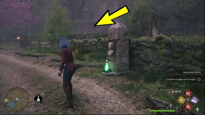 The next chest is in the village of Pitt-Upon-Ford - Hogwarts Legacy: North Ford Bog - Collection Chests - Collection Chests - Hogwarts Legacy Guide