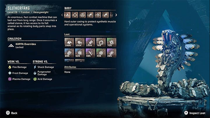 You've encountered a Slitherfang at the beginning of the game, but back then Aloy only had basic equipment and skills - Horizon Forbidden West: The Kulrut - walkthrough - Main Storyline - Horizon Forbidden West Guide