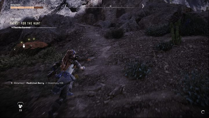 Follow Drakka to the area next to the outpost south of Arrowhead - Horizon Forbidden West: Thirst for the Hunt - walkthrough - Side quests - Horizon Forbidden West Guide