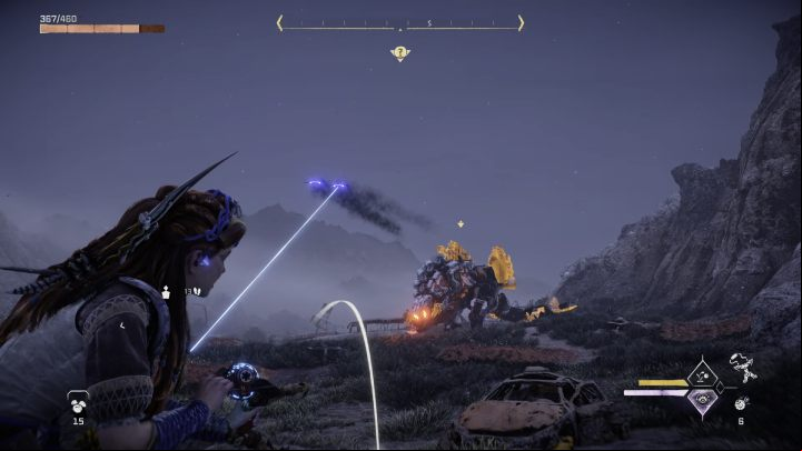 When you kill the Burrowers, a Thunderjaw will appear - Horizon Forbidden West: Thirst for the Hunt - walkthrough - Side quests - Horizon Forbidden West Guide