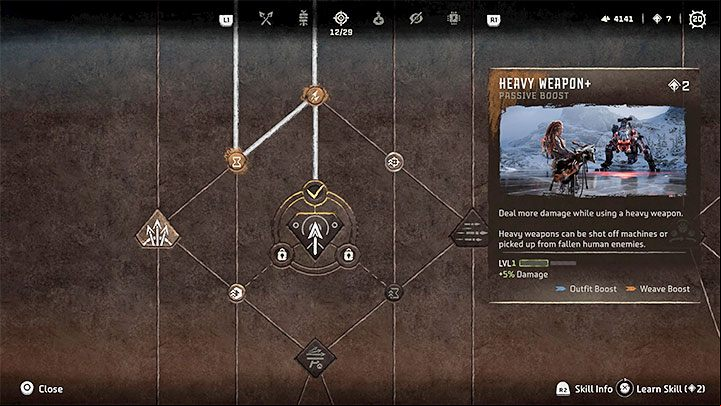 As you progress through the game, you will be able to purchase the Heavy Weapon skill, which increases the damage done by various types of firearms - Horizon Forbidden West: Are there firearms? - Combat - Horizon Forbidden West Guide