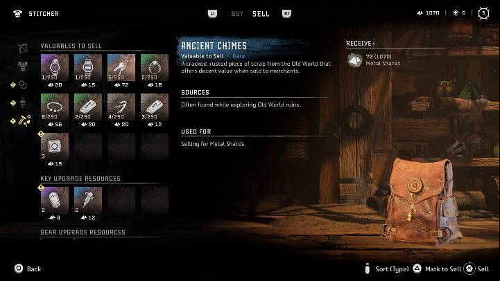 Valuables in Horizon Forbidden West don't have any use and exist only to be sold for money to any of the available traders - Horizon Forbidden West: What is purpose of Valuables? - Exploration - Horizon Forbidden West Guide