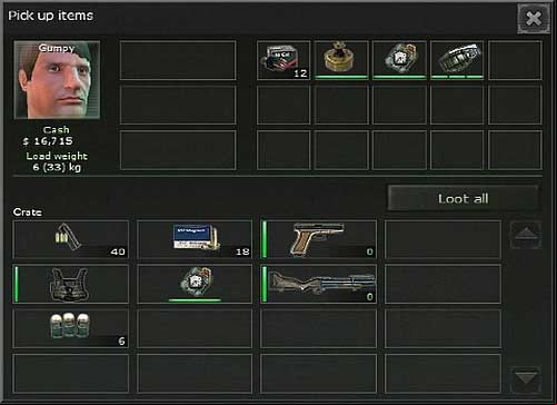 Brown: color used for weapons which should be used or can be found on the map - Used marks and s interface - Campaign - introduction & Command Center - Jagged Alliance: Crossfire - Game Guide and Walkthrough