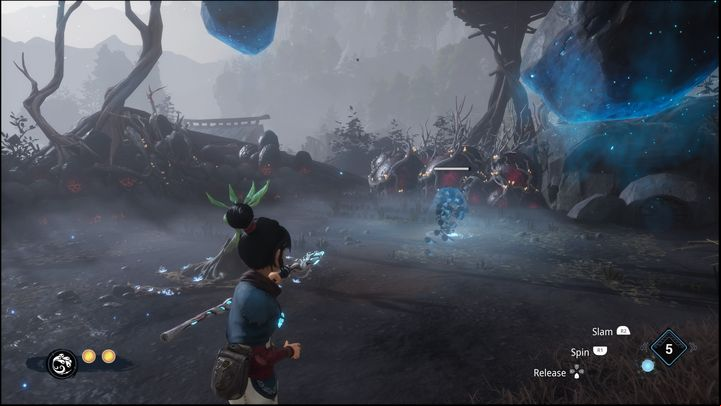 By clearing the obstacles you'll create a new flower, which lets you use Rot - Kenas Bridge of Spirits: Adiras Love - walkthrough - Walkthrough - Kena Bridge of Spirits Guide