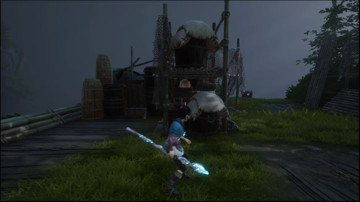 Then head the other way, jumping down onto the wooden platforms - Kenas Bridge of Spirits: Adiras Love - walkthrough - Walkthrough - Kena Bridge of Spirits Guide
