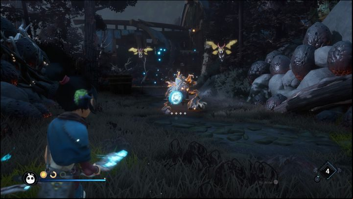 Proceed, and you'll be attacked by a new enemy - Kenas Bridge of Spirits: Adiras Love - walkthrough - Walkthrough - Kena Bridge of Spirits Guide