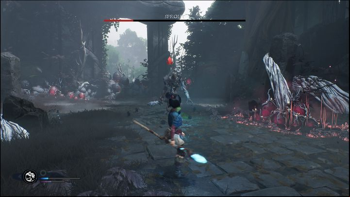 After a certain number of attacks, you should recharge Courage, allowing you to use Rot - Kena Bridge of Spirits: Sprout - boss, how to beat? - Bosses - Kena Bridge of Spirits Guide