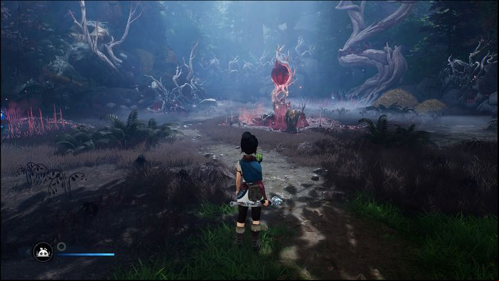 Nevertheless, your main objective is to head up the mountain - Kena Bridge of Spirits: Help Taro - walkthrough - Walkthrough - Kena Bridge of Spirits Guide