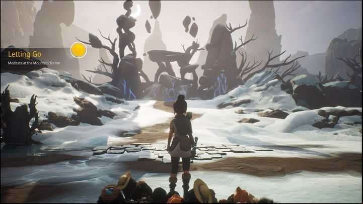 Now all you have to do is meditate at the Meditation Spot - Kena Bridge of Spirits: Corrupt Rot God - boss, how to beat? - Bosses - Kena Bridge of Spirits Guide