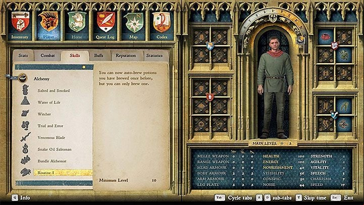You will quickly find out that making potions is a tedious and time-consuming process - brewing one potion can take you a few minutes - Kingdom Come Deliverance: Alchemy - Basics - Kingdom Come Deliverance Game Guide
