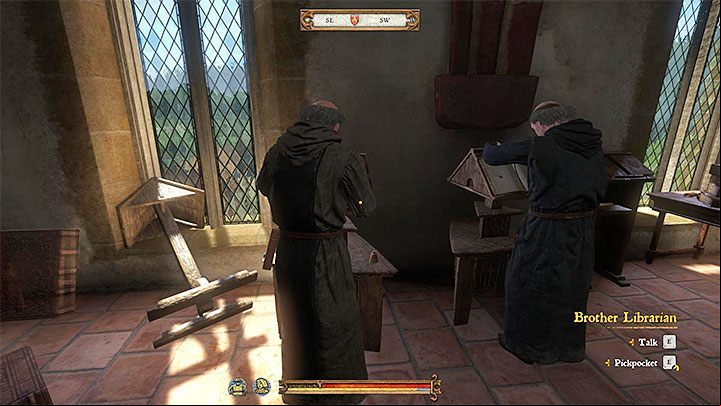 12:00 - Work in the library - Kingdom Come Deliverance: A Needle in a Haystack - Main quests - Kingdom Come Deliverance Game Guide