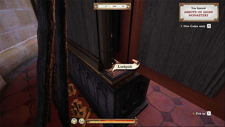 The first method to get the lockpick is to stay in the chapel where the quest begins - Kingdom Come Deliverance: A Needle in a Haystack - Main quests - Kingdom Come Deliverance Game Guide