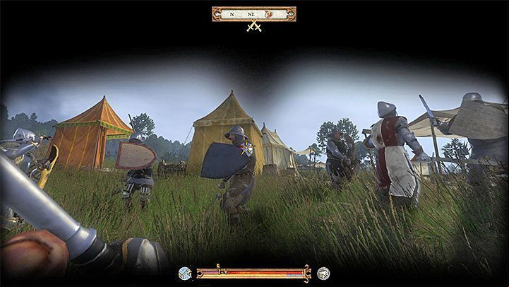 Immediately, after the beginning of a new quest, the game will assign you a goal to defend the trebuchet, which hostile army wants to destroy - Kingdom Come Deliverance: Cold Steel, Hot Blood, Family Values - Main quests - Kingdom Come Deliverance Game Guide