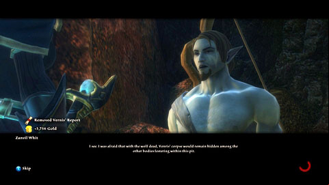 Give Zanvil the paper thus ending the quest - The Midden | Side missions - Side missions - Kingdoms of Amalur: Reckoning Game Guide & Walkthrough