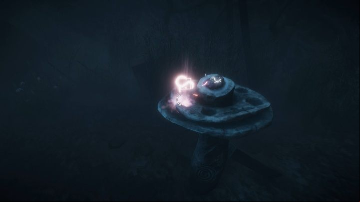 Place the stone with snake symbol in the middle of the shrine - Solutions to puzzles in Lower Garden - Walkthrough - Lower Garden - Lake Ridden Game Guide