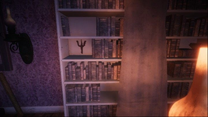 On the nearby shelf, you will see a symbol that is in the second position in the mechanism - Solutions to puzzles in Estate - Estate - Lake Ridden Game Guide