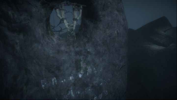 The third stone must have four bones within it - Solutions to puzzles in The Island - The Island - Lake Ridden Game Guide