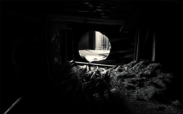 Puzzle with the safe occurs shortly after you have to squeeze through the tunnel - The safe riddle | Layers of Fear 2 Riddle Solutions - Act 1 - The Unmooring - Layers of Fear 2 Guide