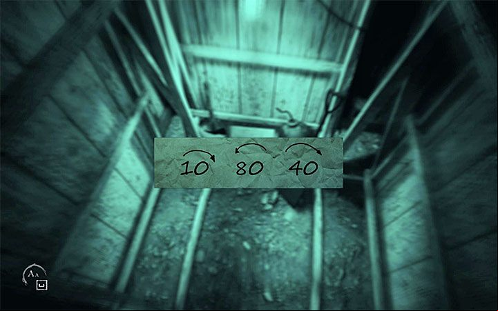 After exiting the tunnel, start going to the right - The safe riddle | Layers of Fear 2 Riddle Solutions - Act 1 - The Unmooring - Layers of Fear 2 Guide