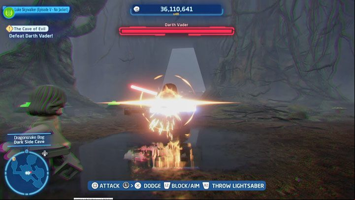 After watching the cut-scene, head towards the marked cave entrance - LEGO Skywalker Saga: Hibernation Station - walkthrough - Episode 5 - The Empire Strikes Back - LEGO Skywalker Saga Guide