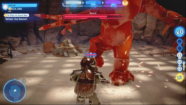 2 - LEGO Skywalker Saga: Rancor - boss, how to defeat? - Bosses - LEGO Skywalker Saga Guide