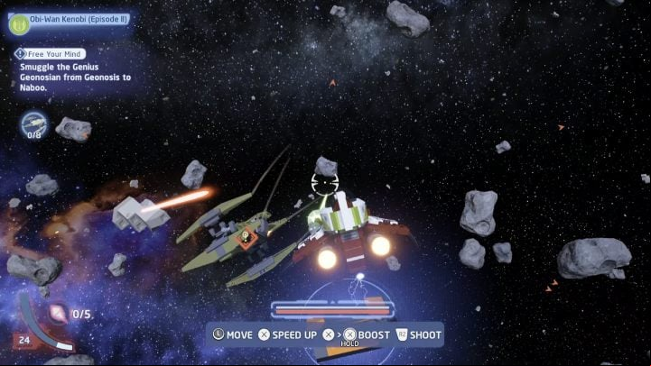 Use fast travel and select Naboo as your destination - LEGO Skywalker Saga: Free Your Mind - walkthrough - Geonosis - UI Stalgasin - LEGO Skywalker Saga Guide