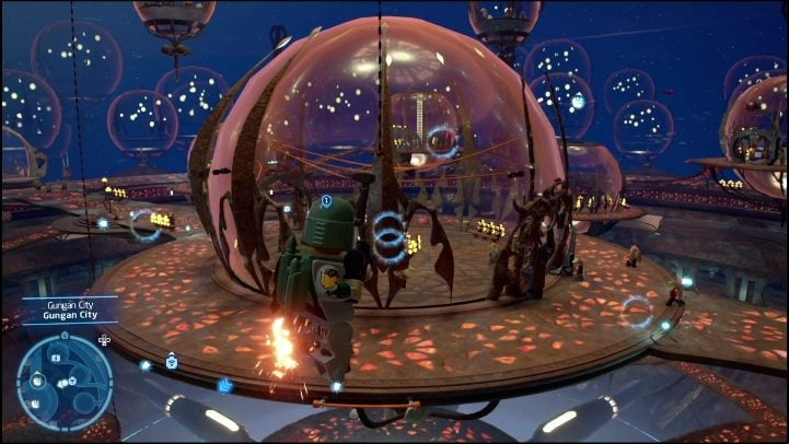To get this Kyber brick, first you'll need to complete a few tasks - LEGO Skywalker Saga: Lake Paonga - list of all puzzles - Naboo - LEGO Skywalker Saga Guide