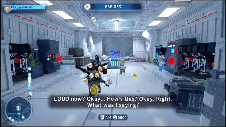 Yet another collectible locked in a crate connected to a mechanism - LEGO Skywalker Saga: Echo Base - list of all puzzles - Hoth - LEGO Skywalker Saga Guide