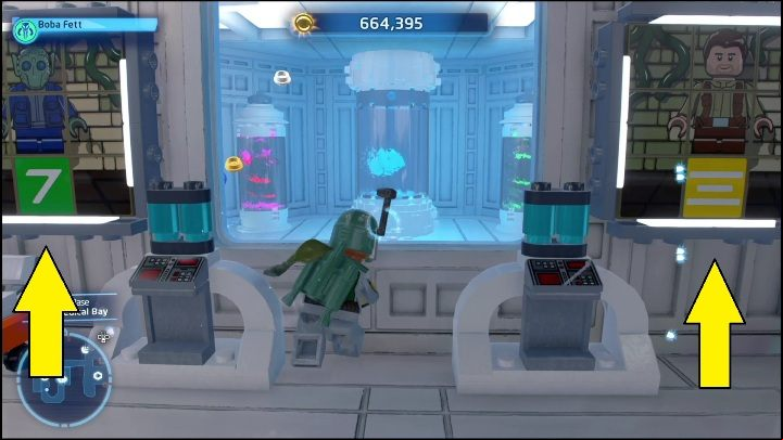 You must set up two mechanism to obtain this collectible - LEGO Skywalker Saga: Echo Base - list of all puzzles - Hoth - LEGO Skywalker Saga Guide