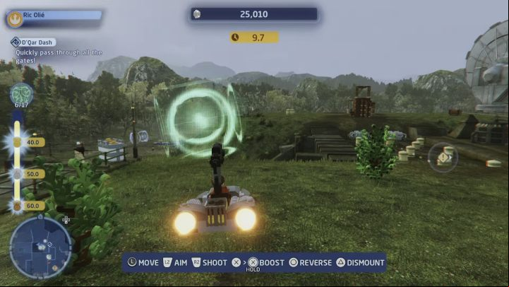 To complete the trial, you have to all 17 gates as quickly as possible - LEGO Skywalker Saga: DQar - trials, walkthrough - Trials - LEGO Skywalker Saga Guide