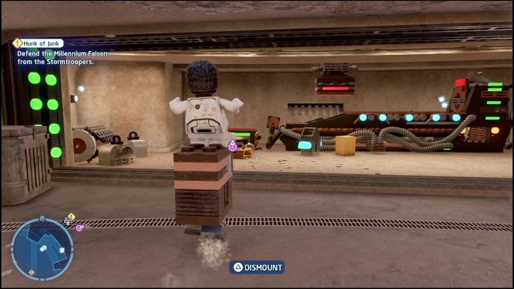 You'll need a special vehicle to reach the next part of the minikit - LEGO Skywalker Saga: A New Hope - list of collectibles and rewards - Minikits - LEGO Skywalker Saga Guide