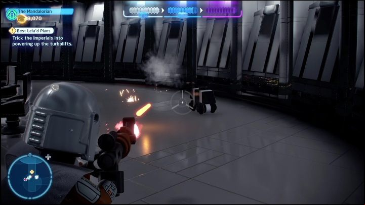 You'll need the Bounty Hunter's help to open a room that's critical for obtaining all the collectibles - LEGO Skywalker Saga: A New Hope - list of collectibles and rewards - Minikits - LEGO Skywalker Saga Guide