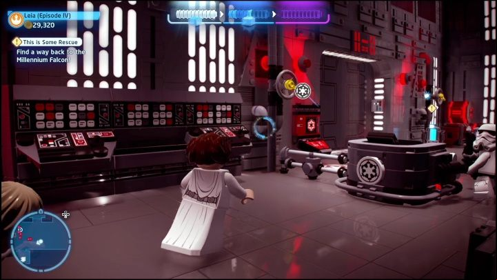 You'll get to a point in the main story where you'll be able to play as Luke and Leia - LEGO Skywalker Saga: A New Hope - list of collectibles and rewards - Minikits - LEGO Skywalker Saga Guide