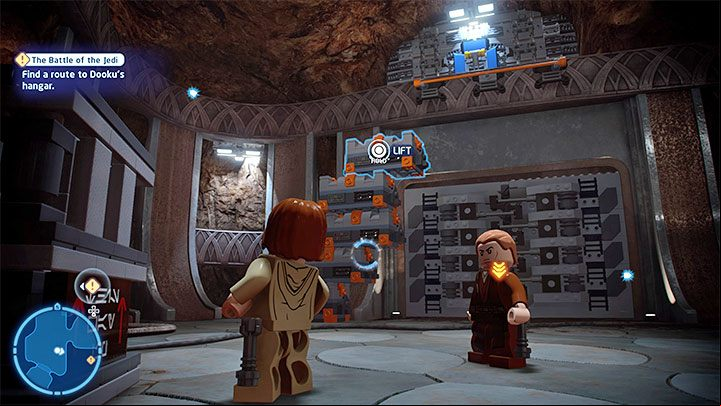 The first part of the mission tasks you with reaching the stronghold's main chamber, where Dooku is - LEGO Skywalker Saga: The Battle of the Jedi - walkthrough - Episode 2 - Attack of the Clones - LEGO Skywalker Saga Guide