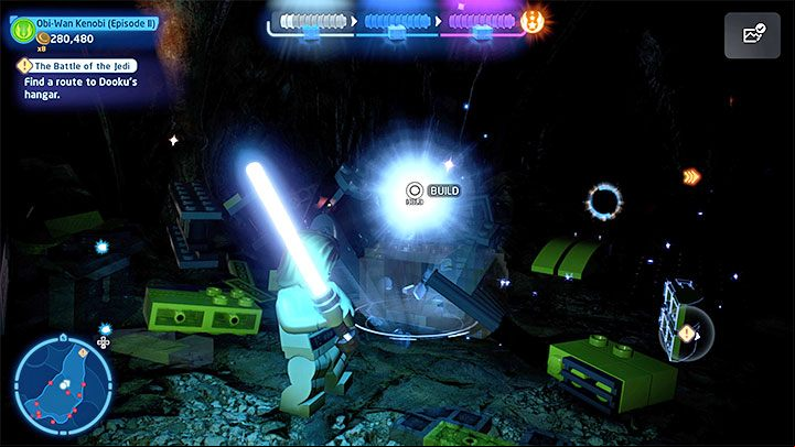 You'll need to move slowly if you decide to cross them - LEGO Skywalker Saga: The Battle of the Jedi - walkthrough - Episode 2 - Attack of the Clones - LEGO Skywalker Saga Guide