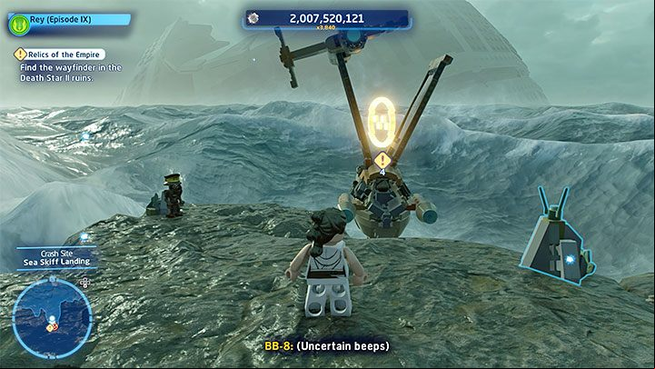 Your new objective will be to reach the Death Star II ruins - LEGO Skywalker Saga: The Strength To Do It - walkthrough - Episode 9 - The Rise of Skywalker - LEGO Skywalker Saga Guide