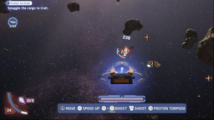 Accept the quest from the quest giver in the local space of Kamino and go to the local space of Crait - LEGO Skywalker Saga: Crates to Crait - walkthrough - Kamino - local space - LEGO Skywalker Saga Guide
