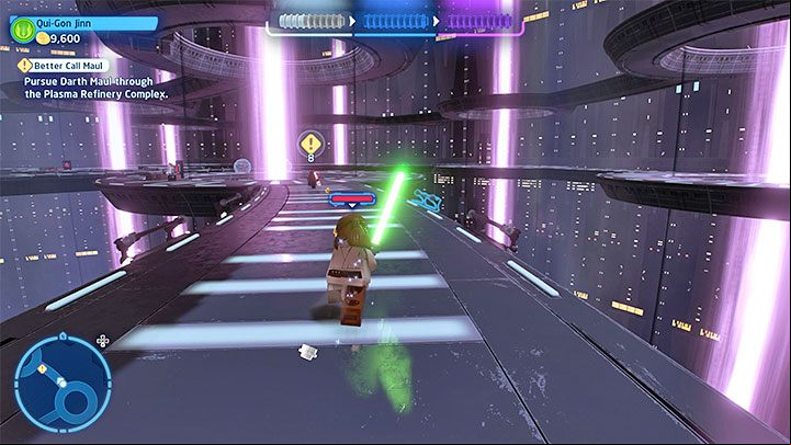 In some locations and missions, there are additional risks in the form of chasms and environmental traps - LEGO Skywalker Saga: Death - respawn spot and losing studs - Basics - LEGO Skywalker Saga Guide