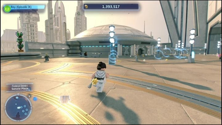 44 - LEGO Skywalker Saga: Federal District - list of puzzles - Coruscant - LEGO Skywalker Saga Guide
