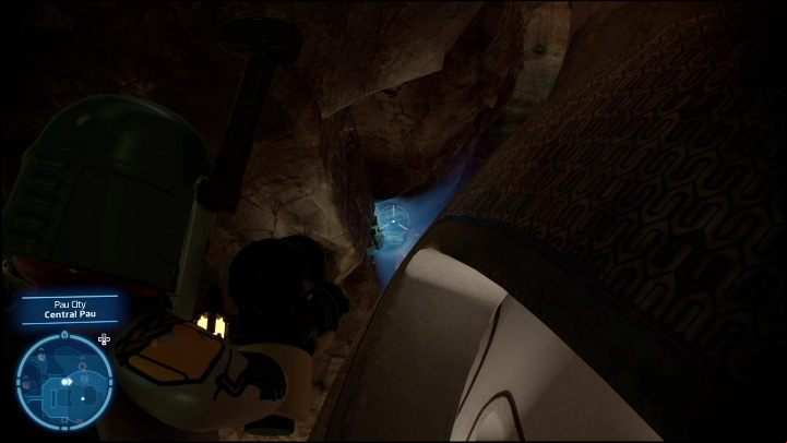 You can get this collectible by destroying ten glowing stones inside the cave - LEGO Skywalker Saga: Pau City - list of all puzzles - Utapau - LEGO Skywalker Saga Guide