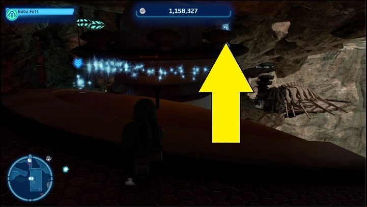 Once again, this brick requires constant grappling up the orange bars - LEGO Skywalker Saga: Pau City - list of all puzzles - Utapau - LEGO Skywalker Saga Guide
