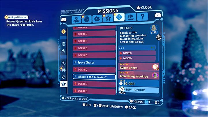 Wandering Wookiees are NPCs hidden in different parts of the galaxy - LEGO Skywalker Saga: Wheres the Wookiee? - list of all (part 1) - Challenges - LEGO Skywalker Saga Guide