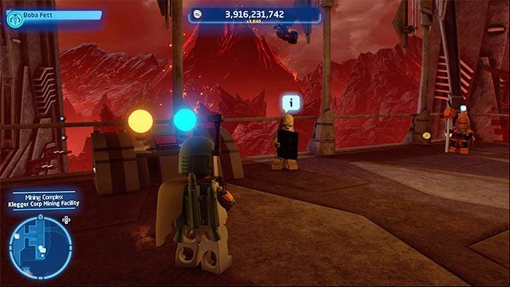 The Wookiee stands next to large shutters and a device with a blue and yellow lamp - LEGO Skywalker Saga: Wheres the Wookiee? - list of all (part 1) - Challenges - LEGO Skywalker Saga Guide