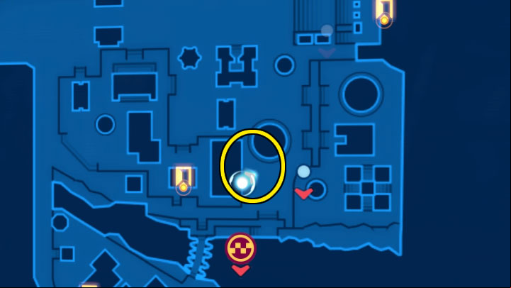 Explore the area marked in the picture to the north of the river that cuts through the city - LEGO Skywalker Saga: Wheres the Wookiee? - list of all (part 2) - Challenges - LEGO Skywalker Saga Guide