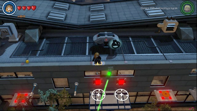 In order to unlock the third character you must switch character to Black Widow, activate the camouflage and jump on the platform shown on the picture - Characters - S.H.I.E.L.D. Base - secrets - LEGO Marvels Avengers - Game Guide and Walkthrough