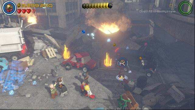 The last Minikit can be obtained at the end of the mission - Minikits - Rise of Ultron - secrets - LEGO Marvels Avengers - Game Guide and Walkthrough