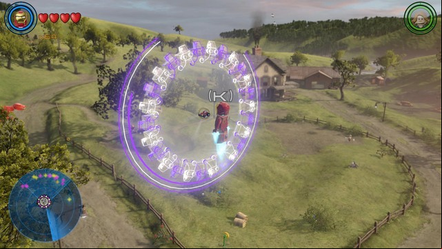 The first race can be started in the place shown on the picture - Stan Lee / Races - Bartons Farm - secrets - LEGO Marvels Avengers - Game Guide and Walkthrough